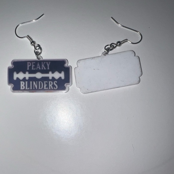 $2 PEAKY BLINDERS ACRYLIC EARRINGS STAINLESS STEEL HOOKS. $2 WITH ANY $10 ORDER - Picture 6 of 16